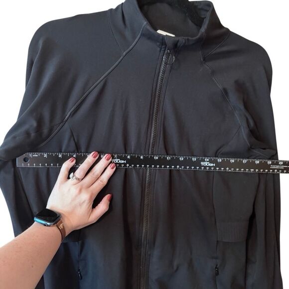 FABLETICS- Women’s Black Zip Front Trinity Performance Running Jacket, Size XL - Picture 11 of 13